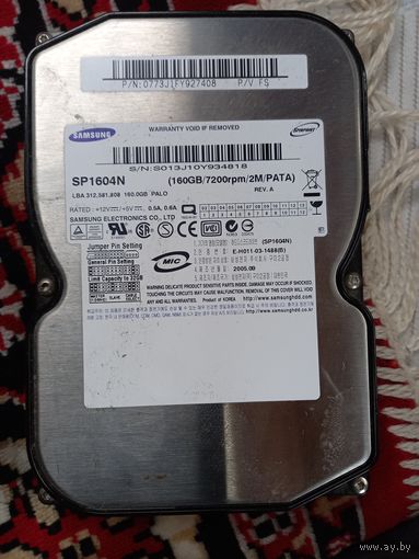 Жесткий диск (винчестер) Samsung 160 Гб