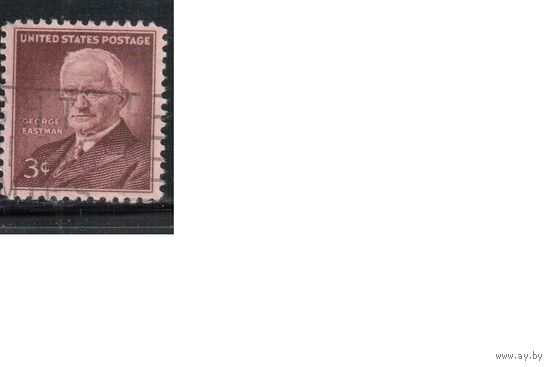 США-1954, (Мих.678), гаш.  , Личности, (одиночка),