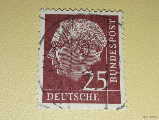 Германия ФРГ 1954, 1956 Стандарт. Теодор Хойс