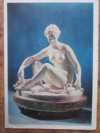 Открытка. Этьен - Морис Фальконе "Флора", мрамор. Изд. "Аврора", 1980 г.
