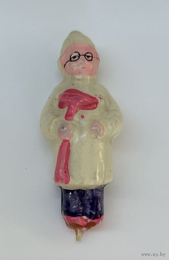 Елочная игрушка Доктор Айболит СССР под реставрацию