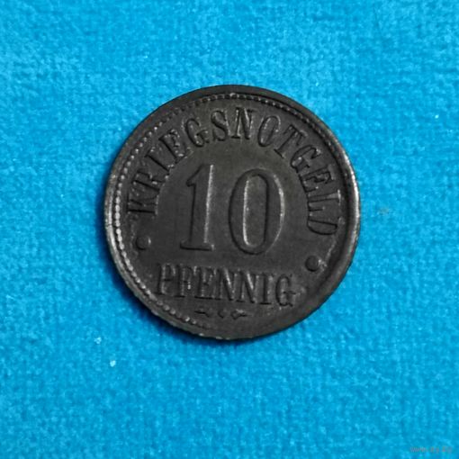 10 пфенниг (1920г.) г.Нортхайм.Ганновер.Цинк.Состояние!!!