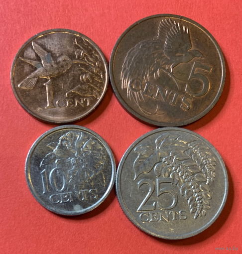 Тринидад и Тобаго 4 монеты