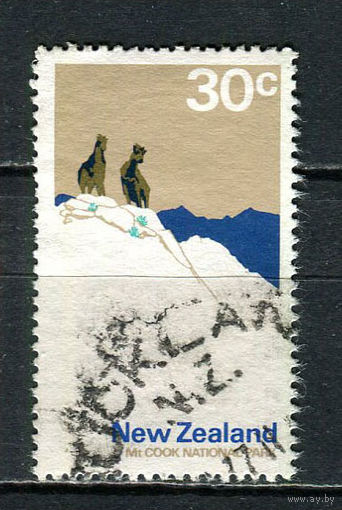 Новая Зеландия - 1970/1976 - Национальный парк Маунт-Кук 30С - [Mi.534Zc] - 1 марка. Гашеная.  (LOT Gw36)-T3P23