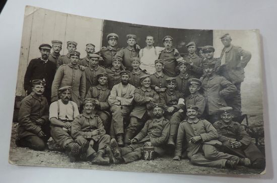 Фото солдат. Германия до 1917 г. 1-я мировая война. Размер 8.7-13.7 см.