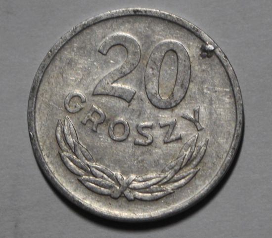 Польша, 20 грошей, 1977 год