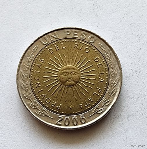 Аргентина 1 песо, 2006