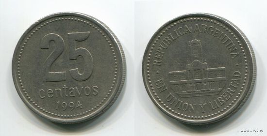 Аргентина. 25 сентаво (1994)