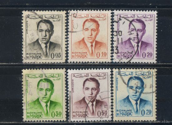 Марокко Кор 1962 Хассан II Стандарт #481,491-2,494,496,499