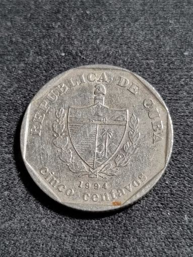 Куба 5 сентаво 1994