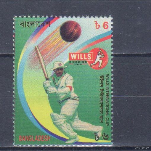 [1896] Бангладеш 1998. Спорт.Крикет. Одиночный выпуск. MNH
