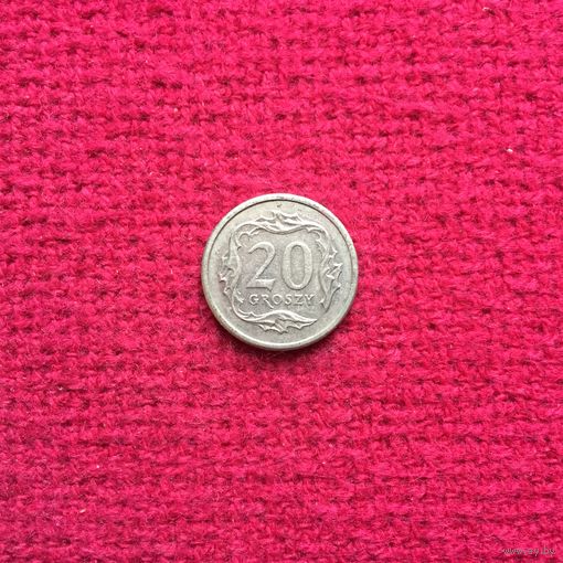 Польша 20 грошей 2007 г.