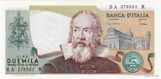 Италия, 2000 лир, 1983 г., UNC