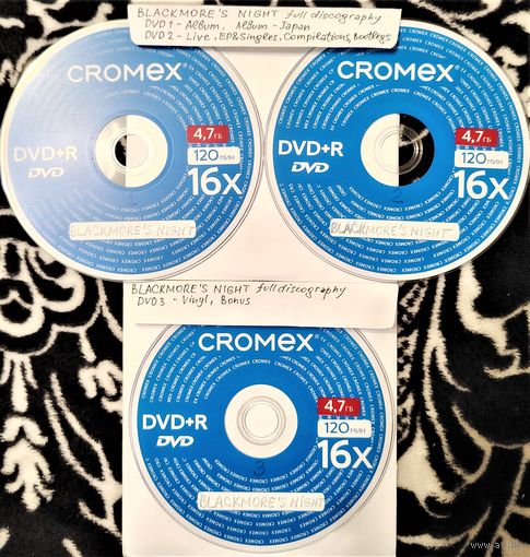 DVD MP3 дискография BLACKMORE'S NIGHT (Folk-rock, Medieval) - 3 DVD