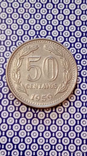 Аргентина 50 сентаво 1959