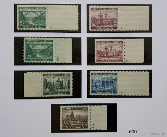 Марки. Богемия и Моравия. Рейх.1941г.
