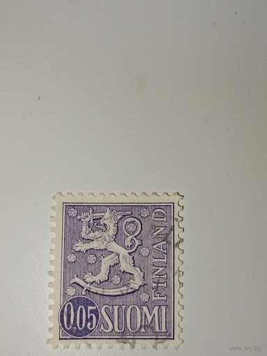 Финляндия 1963 марка серии - Тип льва