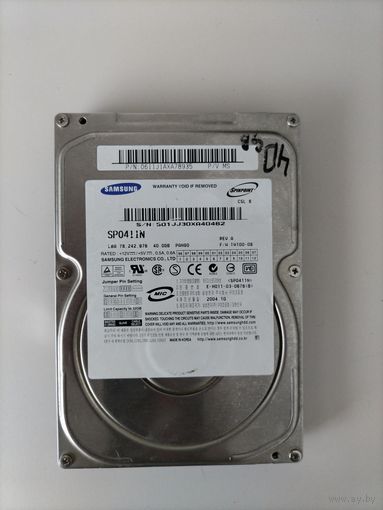 Жёсткий диск Samsung 40 GB