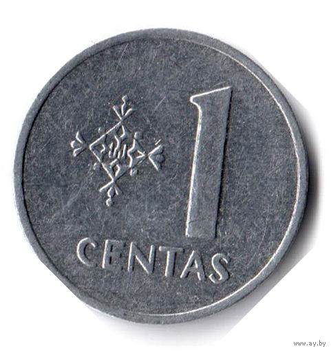 Литва. 1 цент. 1991 г.