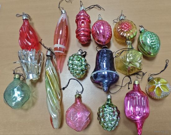 15 елочных игрушек СССР.