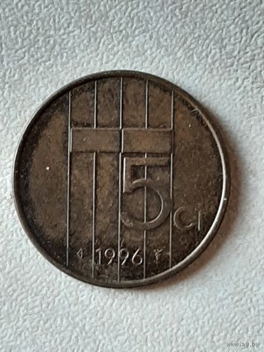5 центов Нидерланды 1996