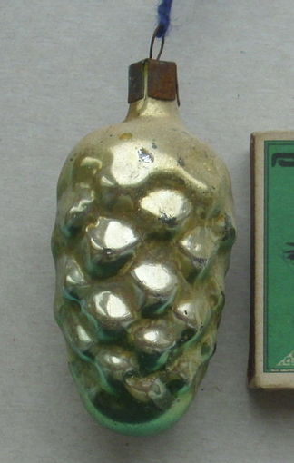 Ёлочная игрушка. Шишка. Б-6.
