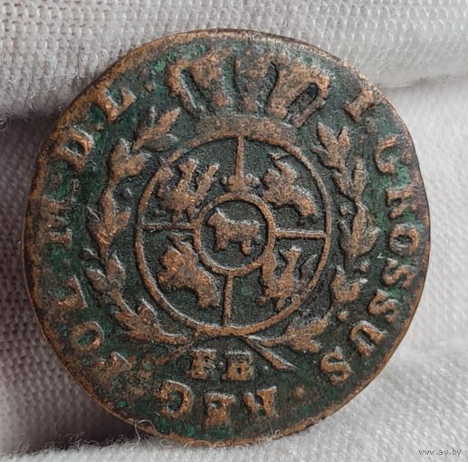 1 грош 1790 года, Август Понятовский, Реч Посполитая, м. д. Варшава