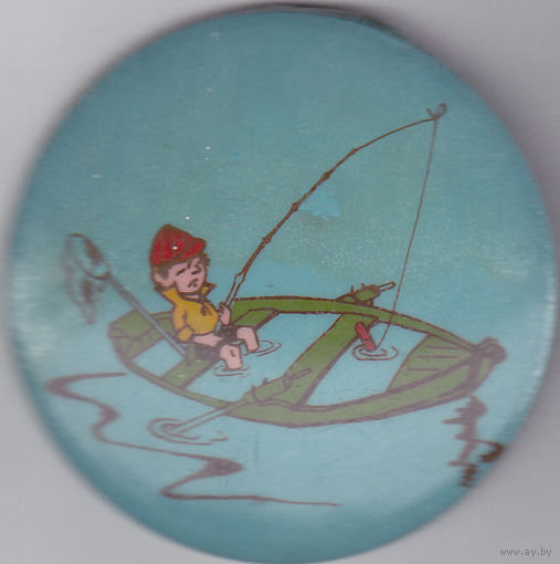 На рыбалке.