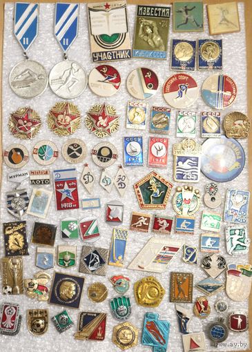 Значки.Спорт.