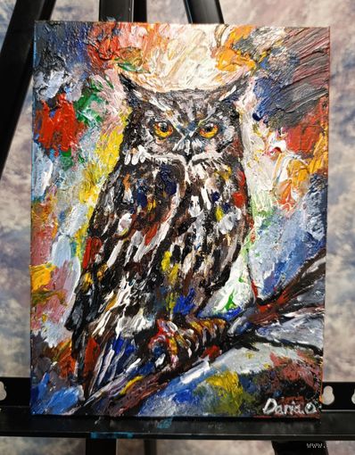 Картина сова