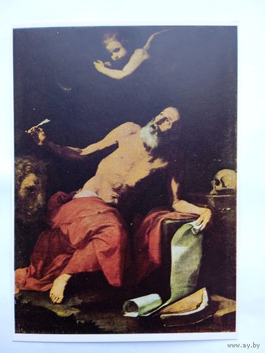 Ангелы. Рибера. Св. Иероним, внимающий звуку трубы