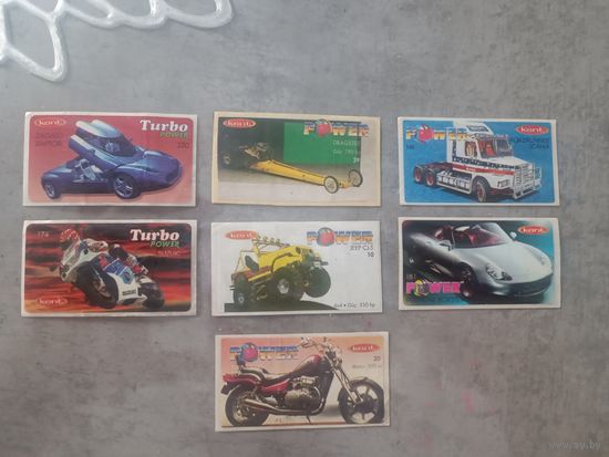 Наклейки power и турбо power