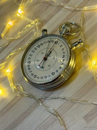 Секундомер слава большой трехкнопочный