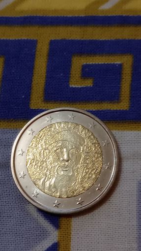 Финляндия 2 евро 2013 Силланпяя 125 лет со дня рождения