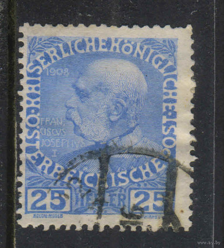 Австро-Венгрия Имп 1908 60-летие коронации Франца Иосифа I Стандарт #147x