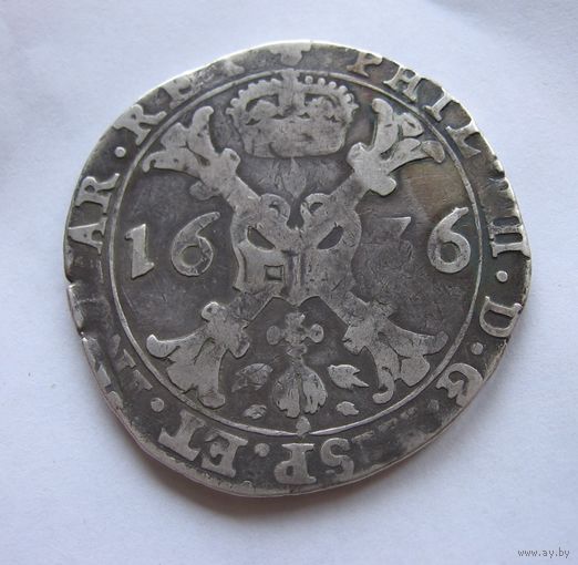 Патагон талер 1636 Испанские Нидерланды Брабант