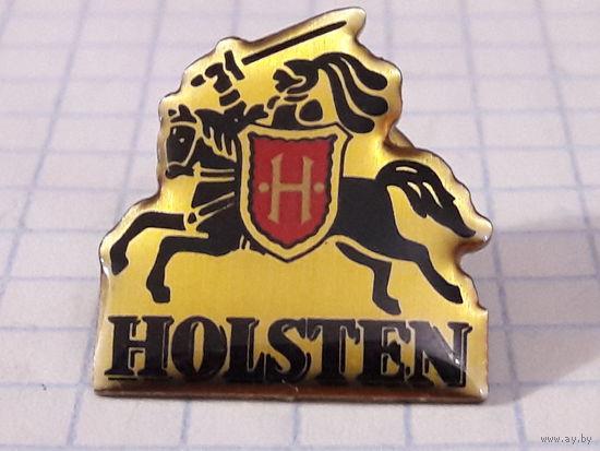 "HOLSTEN" красивый тяжелый знак на цанге