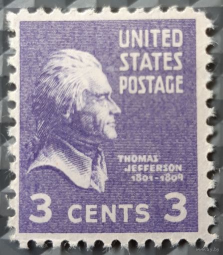 1938 Томас Джефферсон  ( президентская серия) США