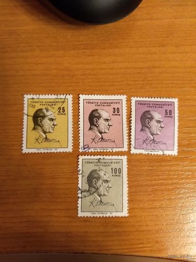 1966 Турция 1 президент Ататюрк (2-8)