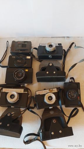 Фотоаппараты  СССР  7 штук
