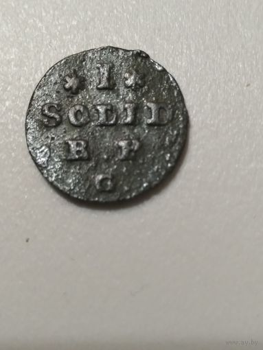 1 солид 1768г. Польша.