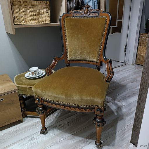 Винтажное кресло Луи Филипп. Дания.