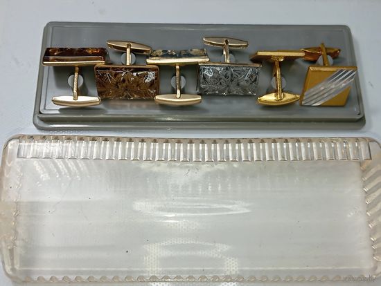 Винтажные запонки  одним лотом   . С рубля !