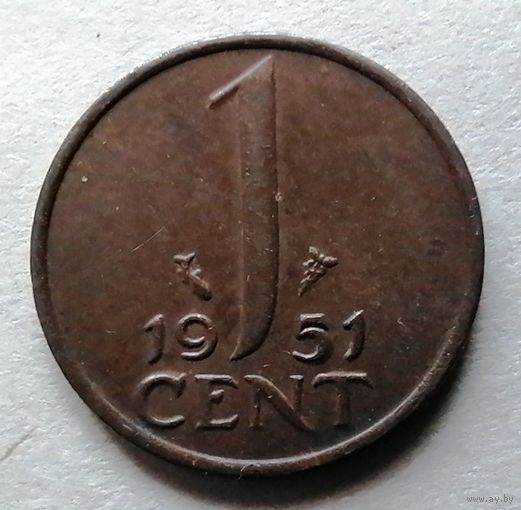 1 цент 1951 Нидерланды