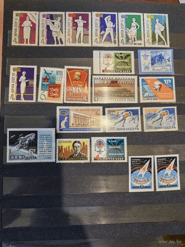 Лот чистых марок СССР 1962 год 2