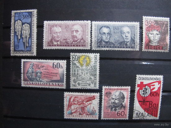 Лот марок ЧССР (1962-65 гг.)