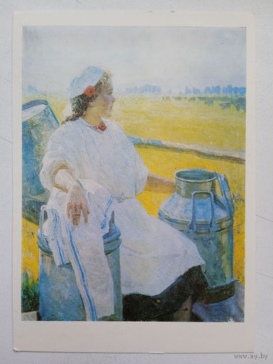 Соцреализм. Антончик. Портрет доярки