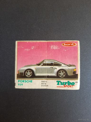 Вкладыш TURBO SPORT, ТУРБО СПОРТ мята. В коллекцию.