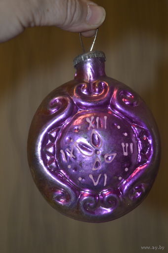 Часы большая кремлевская игрушка толстое стекло