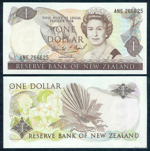 Новая Зеландия 1 доллар 1981-1992 год, aUNC